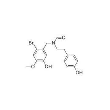 N-(p-Hydroxyphenethyl)-N-(2-bromo-5-hydroxy-4-methoxybenzyl)formamide CAS 122584-18-3