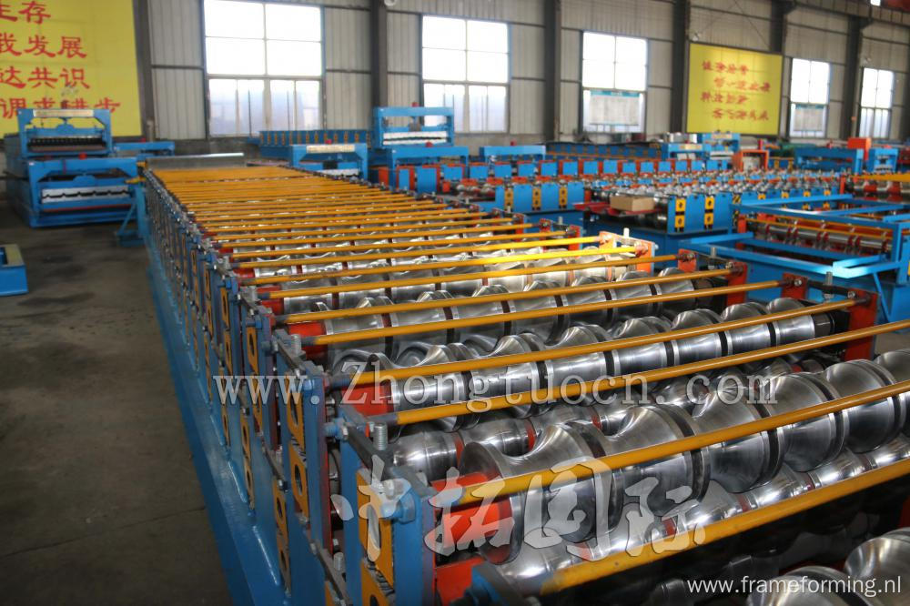 Double Sheet Corrugated And Roll Forming Machine