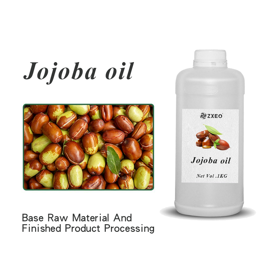 Huile de support de marque privée en gros 100% pur huile de jojoba pour la peau