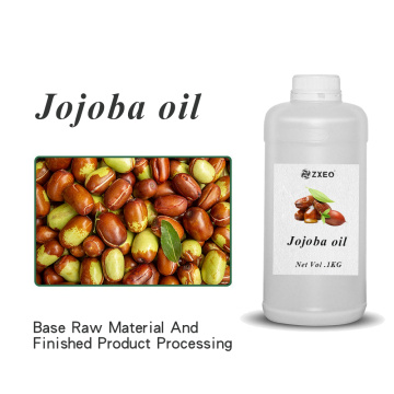 Olio di trasportatore di trasporto all&#39;ingrosso a marchio privato al 100% olio di jojoba puro per la pelle