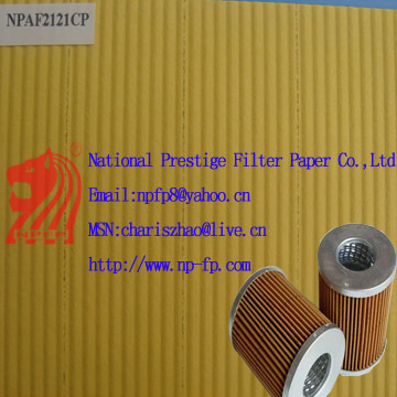 Fuel filter paper