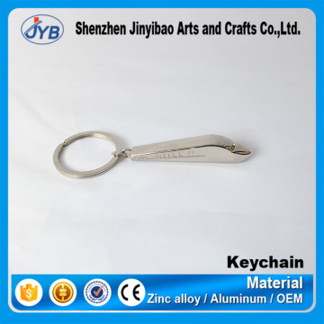 Custom logo carabiner keychain train shape keyring