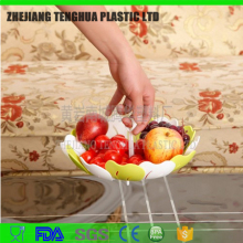 Cheap Plastic Plate Foldable Fruit Plate