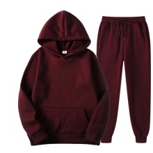 Men's Gym Set: 2 Piece Jogger Pants & Hooded Sweatshirt Set