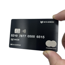 Advanced Technology in Cryptocurrency: Laser Engraved Dual Interface Tapping Metal Credit and Debit Cards for Blockchain and NFC Technology