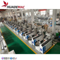 Plastic pipe extruder machine