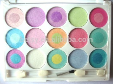 duo colors eyeshadow palette/wholesale shimmer eyeshadow