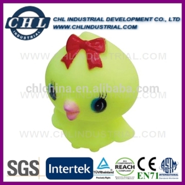 Promotion rubber floating duck with LED flashing