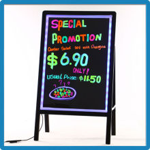 Latest products in market hot sale advertising lighted written led board made by acrylic panel