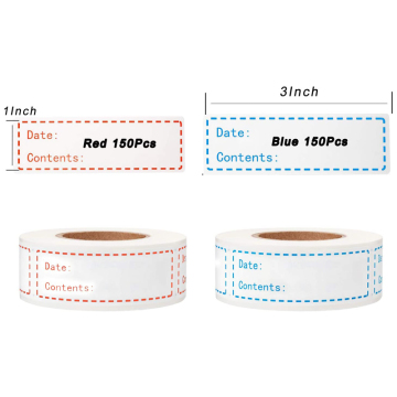 Removable Food Storage Labels Freezer Adhesive Stickers