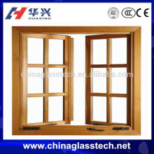 Swing Open Glass Aluminum Profile Lattice Windows