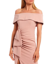 Pink Ladies One Shoulder Dress Wholesale