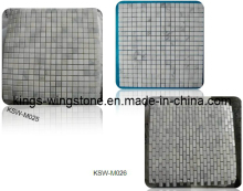 White Marble Mosaic for Bothroom