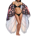 Butterfly Wings Chusta Fairy Miękka tkanina dla kobiet Party Nimfy kostium akcesoria