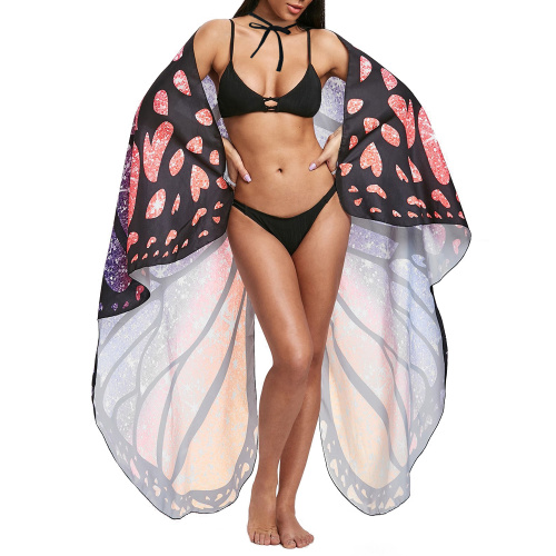 Butterfly Wings Shawl Fairy Soft Fabric for Women Ladies Party Nymph Costume Accessory