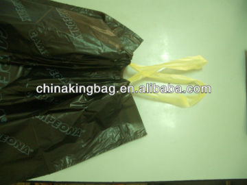 garbage bag with string