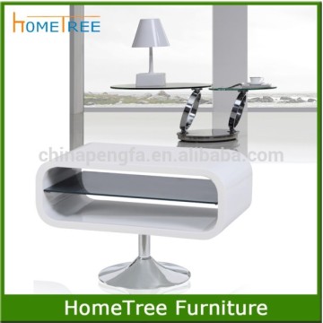 High gloss wooden white lacquer tv stand