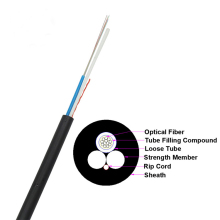 Mini Span 50-150m ADSS ASU Fiber Optic Cable