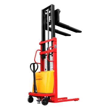 Semi Electric Hydraulic Pallet Forklift Lifter 2000kg Walkie Rider Stacker