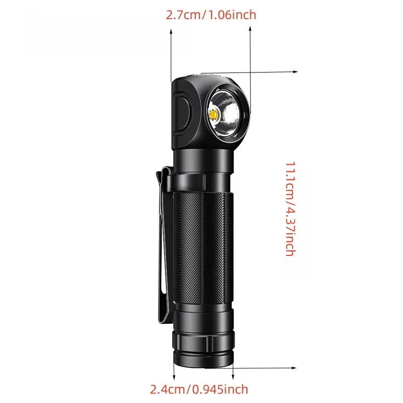 Compact Clip-on LED Camping Light for Outdoor Use
