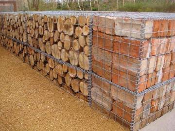 Garden Gabion wire mesh fillings