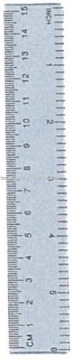 Transparent Plastic Straight Ruler