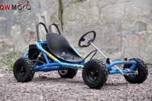 200cc 6.5HP Gas Powered Cheap Racing Go Kart Foot Throttle 4 Wheeler Go Kart QWMOTO