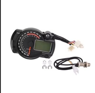 Universal 14000RPM Moto Speedometer LCD LED Digital Display for 90cc-250cc Motorcycles