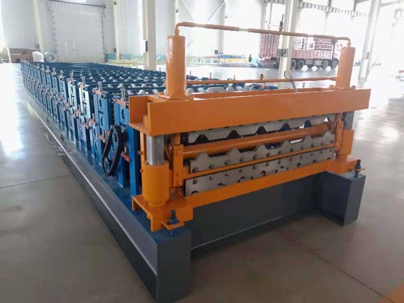 Best price quality double layers color steel roll forming making machine