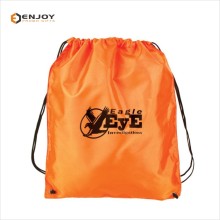 Custom Single Color Printed Polyester String Drawstring Bag