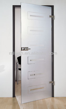 interior framless glass swing door