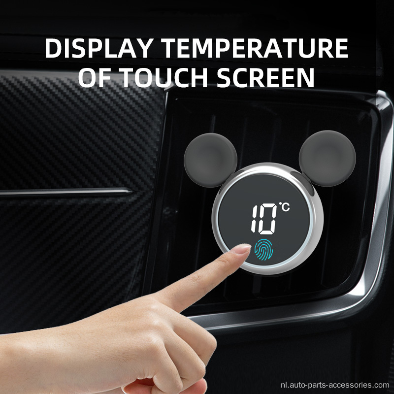 Temperatuurdisplay Smart Design Air Vent Clip Frishernener