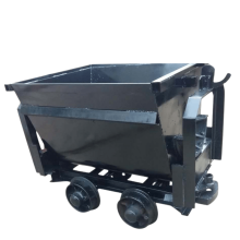 Side Dumping Mining Car: Railway Mining Wagon for Underground Mines