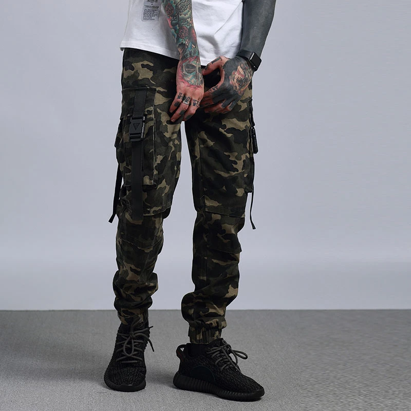 Wholesale Latest Style Camo Cargo Pants Khaki Pants for Men