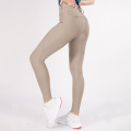 Fanm kalson plen silicone pantalon kolan Equestrian ak pòch