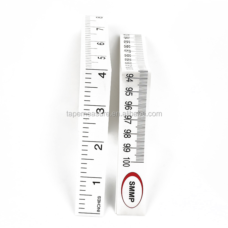 40Inch Your Logo Printed Water Proof Medical Synthetic Tape Measure 1m Paper
