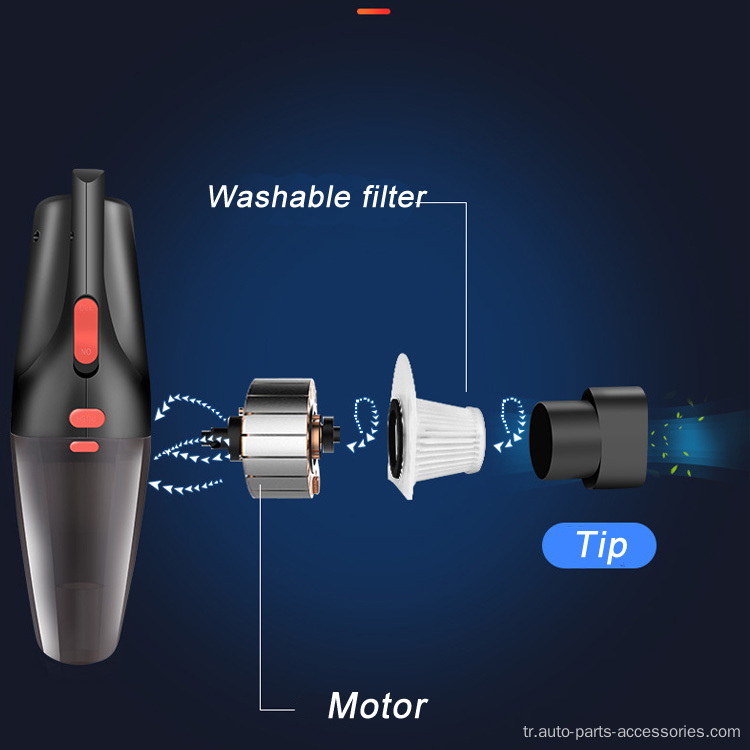 Araç Vakum Süpürücü 12V Araç Elde Taşıyıcı Vakum Süpürücü