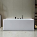 Indoor Rectangle Standing White Bathtubs Whirlpool