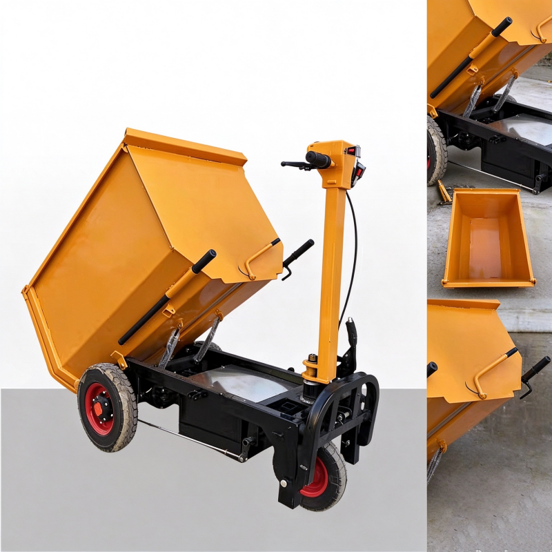Compact Electric Waste Transfer Vehicle for Buildings