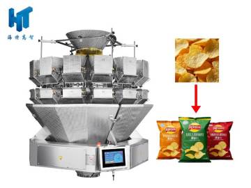 Automatic potato chips packing machine