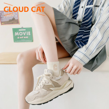 Elegant Embroidered Cotton Ankle Socks for Women