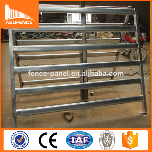 metal steel pipe welded oval rails portable cattle panel for sale with China Anping factor