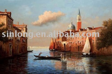 handmade beautiful scenery painting