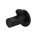 All copper angle valve plating sub-black thickened cold and hot water four-point universal valve