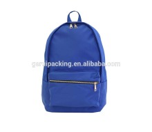 600D blue stylish durable polyester teens school bag