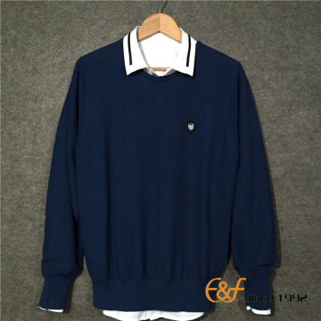 Men's Classical Basic Crew Neck Basic Thin Knit Sweater