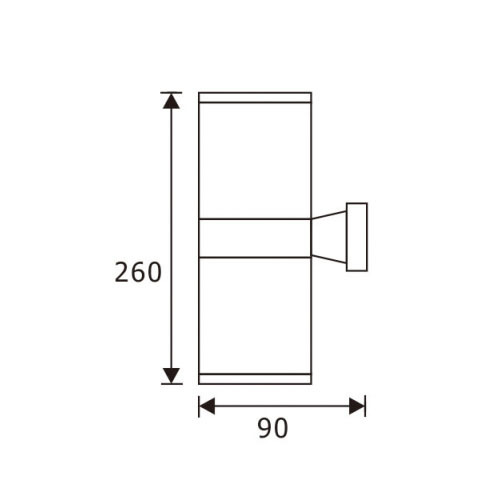 LEDER High Quality Garden 10W Outdoor Wall Light