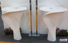 Renewable And Durable Bathroom Pedestal Sink Freestanding B