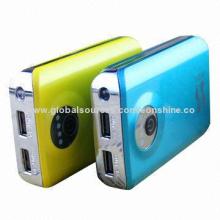 high capacity power banks with high power LED torch 8400mAh