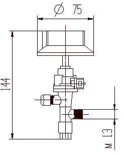 gas heater valve with thermocouple and knob pilot burner control safety valve